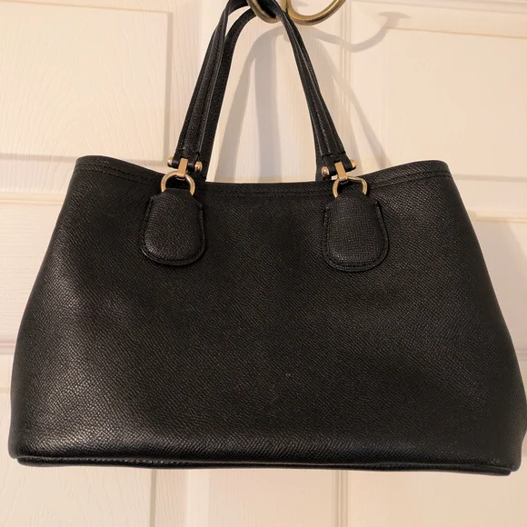 Coach Black Leather Bag - Picture 4 of 9